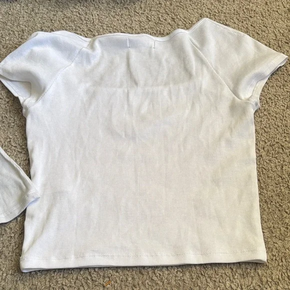 FP Movement by Free People White Crop Tops - Picture 5 of 9